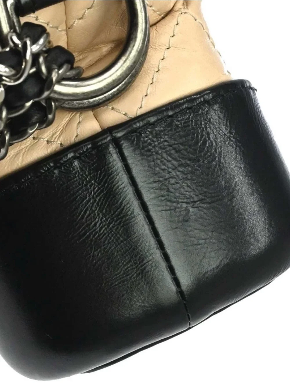 Authentic CHANEL Calfskin quilted medium Gabrielle leather bag